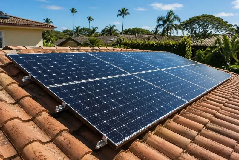 Installation de panneaux solaires à la Chapelle-Palluau